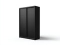 Armoire - bois - 160x58x190 cm - noir - style moderne