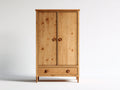 Armoire - bois massif - 106x46x136 cm - bois naturel - style rustique
